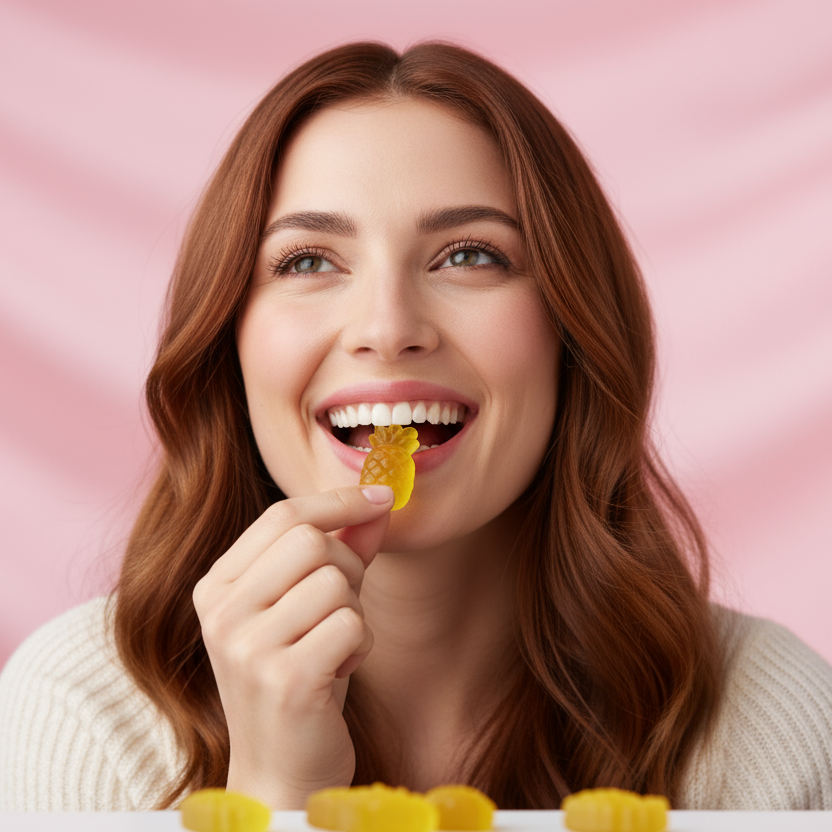  make the gummy fully yellow